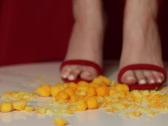 Stomping out 45 cheese balls