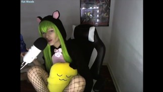 第 2 次 Cosplay ASMR：CC Plays w/a Dildo Pt.1！动漫代码 Geass |凯特·伍兹