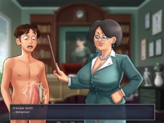 Summertime Saga - Cookie Jar - All Sex Scenes Only - Annie and Principal #1 Part 11