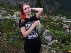 Video Sex And Blowjob In The Mountains With Beautiful Teen Girl - Stacy Starando