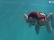 Preview 1 of Sexy underwater redhead Nikita Vodorezova