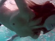 Preview 3 of Sexy underwater redhead Nikita Vodorezova