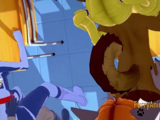 Furry Hentai 3D Yiff - Orgy Furry_in a Classroom