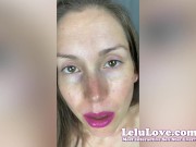 Preview 4 of Naked babe gives you a tour of her body with mouth tongue lips closeups blowjob JOI - Lelu Love