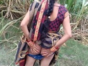 Preview 5 of Desi village Bhabhi outdoor sex in jungle