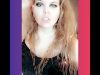 Pussy flashing on a Snapchat filter