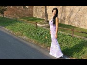 Preview 2 of Milf Lilly naked at the Kalemegdan Fortress