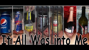 Compilation. Bottle, soda and beer can insertion.