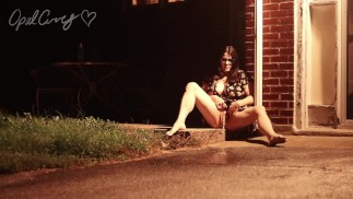 Naughty Girl with a Full Bladder Masturbates outside at night, having to Pee always makes me Horny
