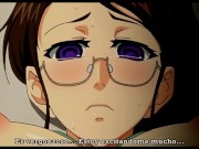 Preview 3 of Hentai girl with glasses fuck // creampie // Squirt