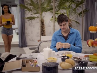 Private_com - Nelly Kent Gets Slammed In Her Mouth& Pussy!