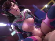 Preview 6 of D.VA Hottest fucks and cumpilation - (Animation w/ Sound)