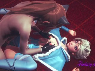 Frozen_3D - Elsa the little Bitch Princess