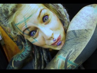 dreads, fetish, skinny, inked