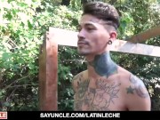 Preview 4 of Tattooed Latinos Fucking Each Other In The Park