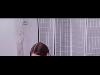 *NEW* Pigtailed Teener Dishes out Sloppy Blowjob