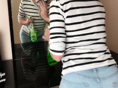 Video Girl Was Doing Household Chores And Got Dick Masturbation