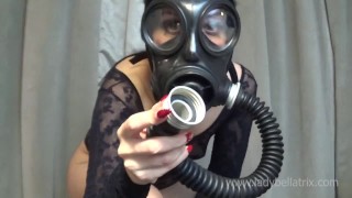 Breathe Easy It's Just Another Lockdown In Her S-10 Gas Mask