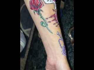 tattoos, mom, amateur, slut