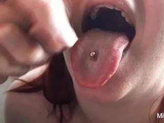 I Held my Tongue out Eagerly Awaiting the Load of Cum