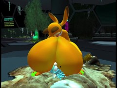 Marine the Raccoon X Sonic OC - Screenshot 13 of 16 - Fatass