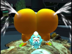 Marine the Raccoon X Sonic OC - Screenshot 15 of 16 - Booty