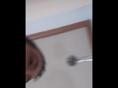 I'm messing around in the shower 