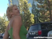 Preview 1 of MILF Whore Picked Up In Parking Lot and Creampied