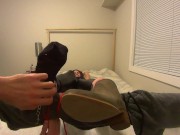 Preview 1 of Sexy Girl Has Her AMAZING Feet Lickle Tickle Tortured for the First Time! (FULL)