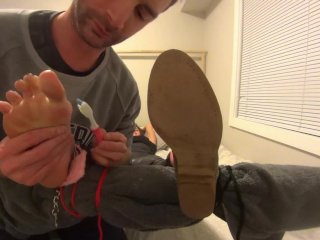 Sexy Girl Has Her AMAZING Feet Lickle Tickle Tortured for the First_Time! (FULL HD)