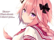 Preview 3 of Jerking Off with Astolfo (Hentai JOI) (Fate Grand Order JOI) (Fap to the beat, femboy, teasing)