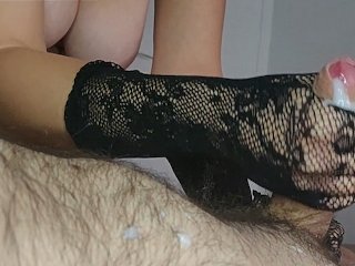 gloves lace, french, exclusive, masturbate