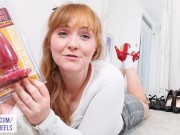 Preview 1 of Unboxing my HUGE Butt Plug and trying it out