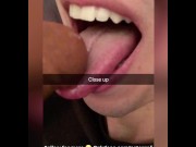 Preview 3 of Snapchat compilation. Cumshot, blowjob and sucking