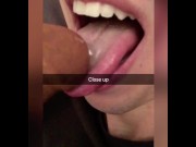 Preview 5 of Snapchat compilation. Cumshot, blowjob and sucking