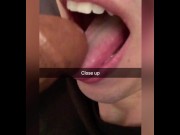 Preview 6 of Snapchat compilation. Cumshot, blowjob and sucking