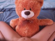 Preview 6 of BABY NICOLS FUCKING A TEDDY BEAR ON QUARANTINE!