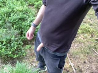 Just me Pissing in the Woods