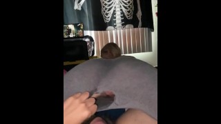 Playing with my pussy while I squirm 