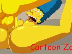 Marge and Homer's honeymoon THE SIMPSONS CARTOON PORN