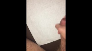 So horny I jack off my hot young Cock and jizz a lot