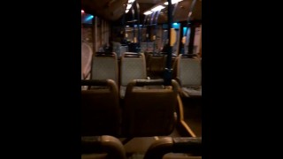Girlfriend Gives Blowjob On The Bus In Porto