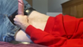 EPIC Double Cum. Langsame, geölte Masturbations-Cumshots. Verheirateter heterosexueller Kerl großer Schwanz wichst
