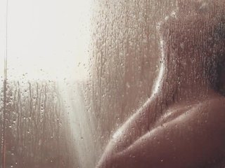 shower, solo female, female orgasm, self pleasure