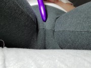Preview 1 of Unexpected squirting through yoga pants on my lunch break!