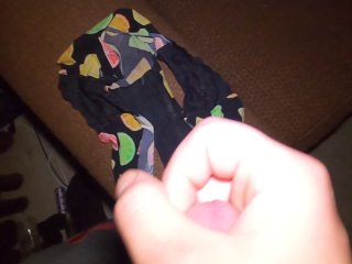 Cumming Onto My Girlfriends Dirty Panties #3