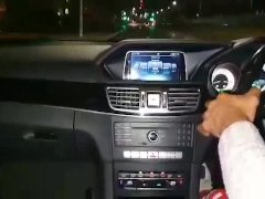 Video Uber Driver Touching Me in the Back Seat While Driving the Taxi 