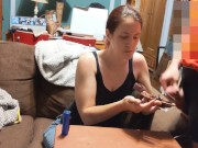 Preview 5 of Eating a brownie with cum