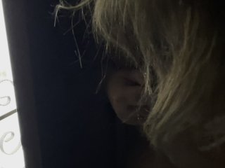 housesitting! watch me dance topless in front of the gardeners from inside