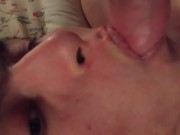 Preview 2 of TGirl suck herself and cum in her mouth